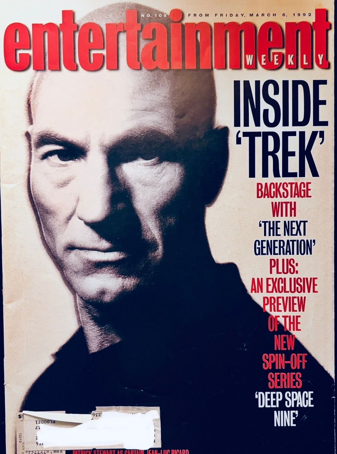 ENTERTAINMENT WEEKLY March 6, 1992 (Magazine, USED)