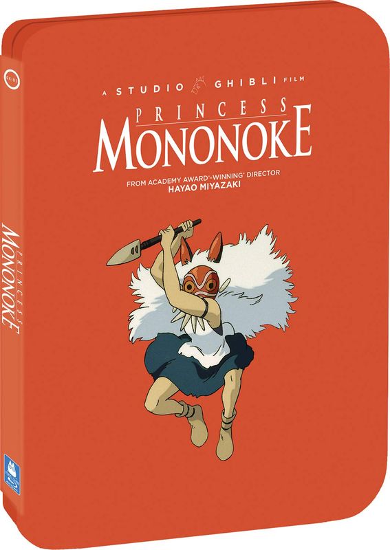 STUDIO GHIBLI Princess Mononoke - Limited Edition Steelbook (Blu-ray + DVD, NEW)