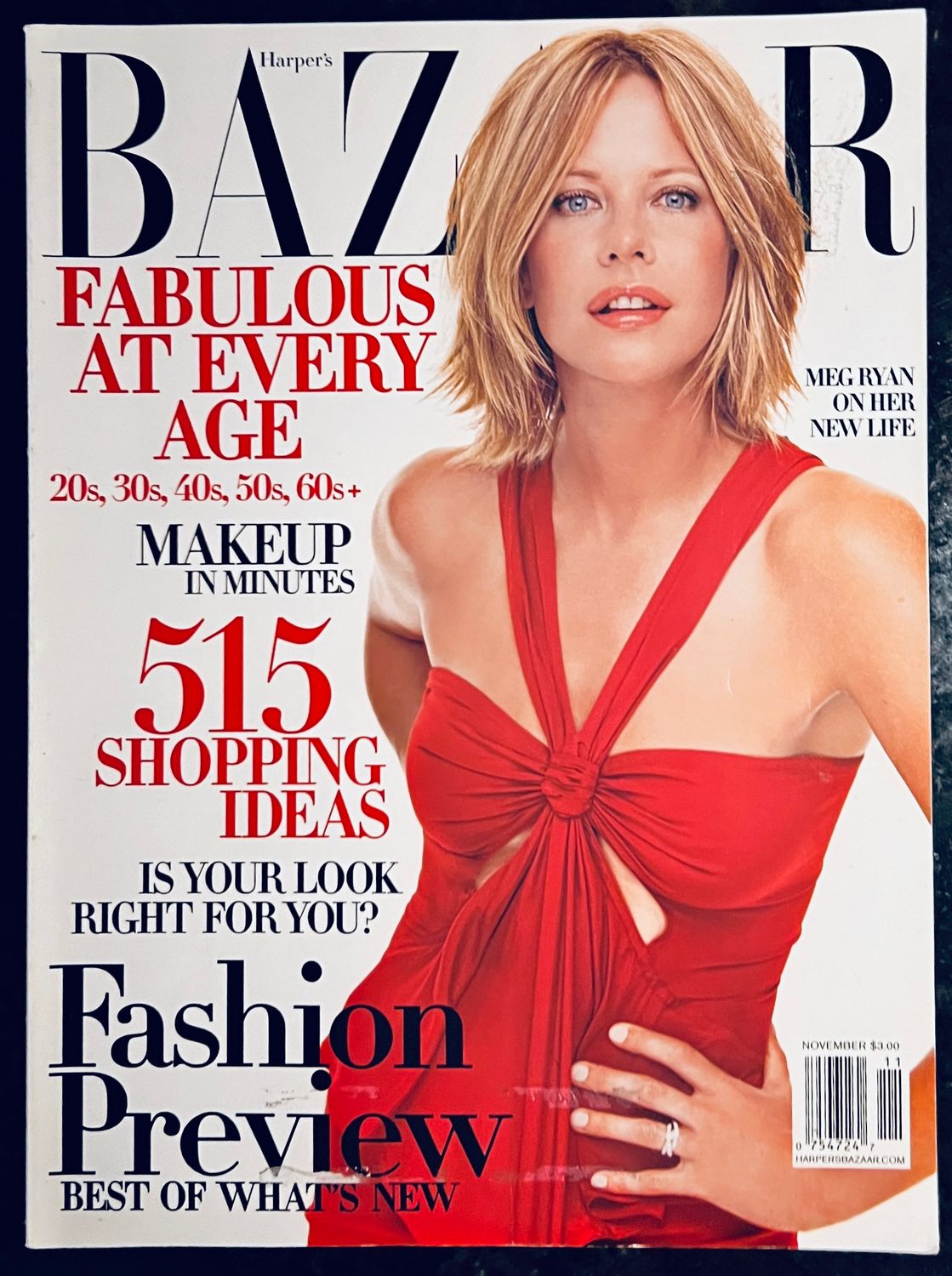 Harper's Bazaar November 2003 (Magazine, USED)