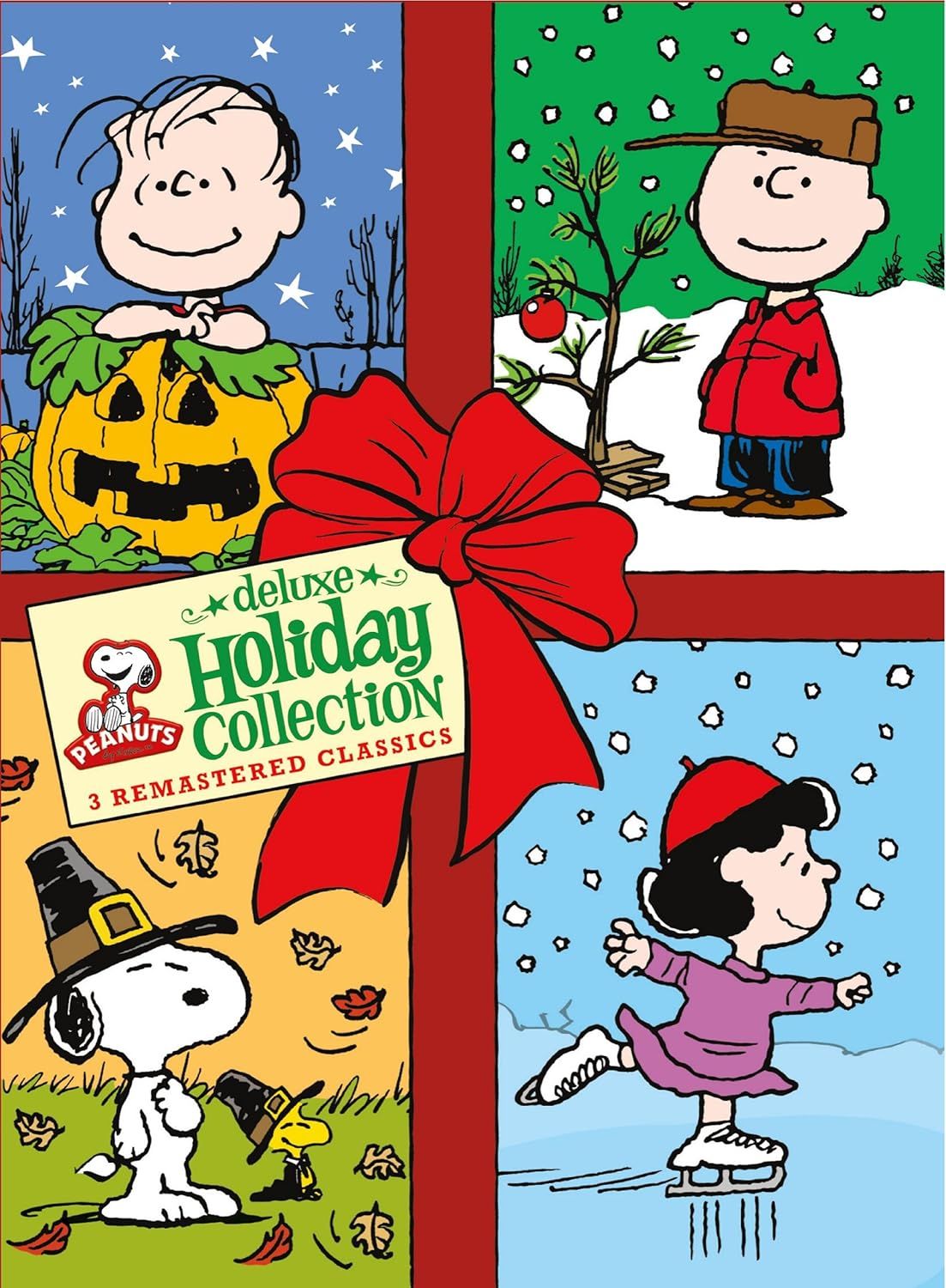 Peanuts Deluxe Holiday Collection: 3 Remastered Classics (DVD, NEW)