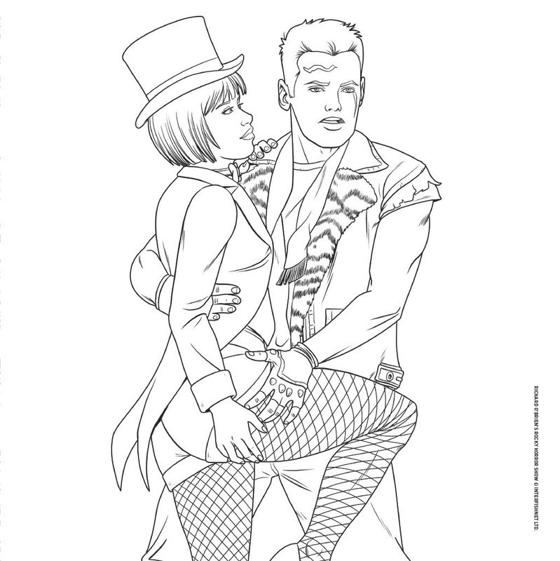 Rocky Horror Show: The Official Coloring Book by Titan Books (Paperback, NEW)