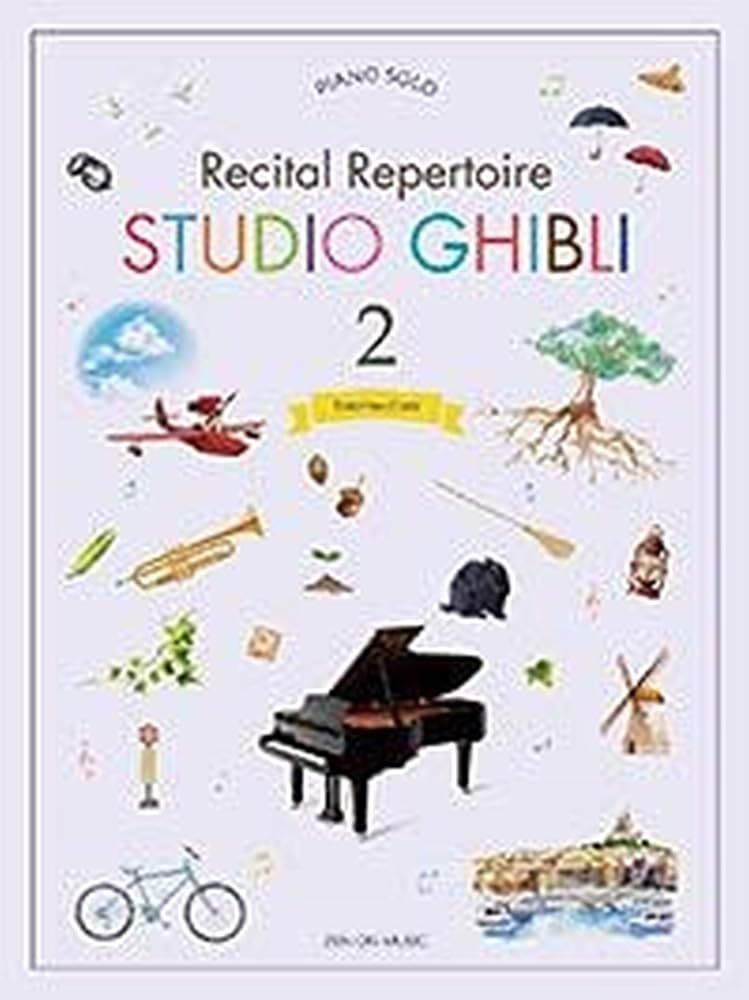 Studio Ghibli Piano Solo Recital Repertoire Vol 1 Intermediate (Paperback, NEW)