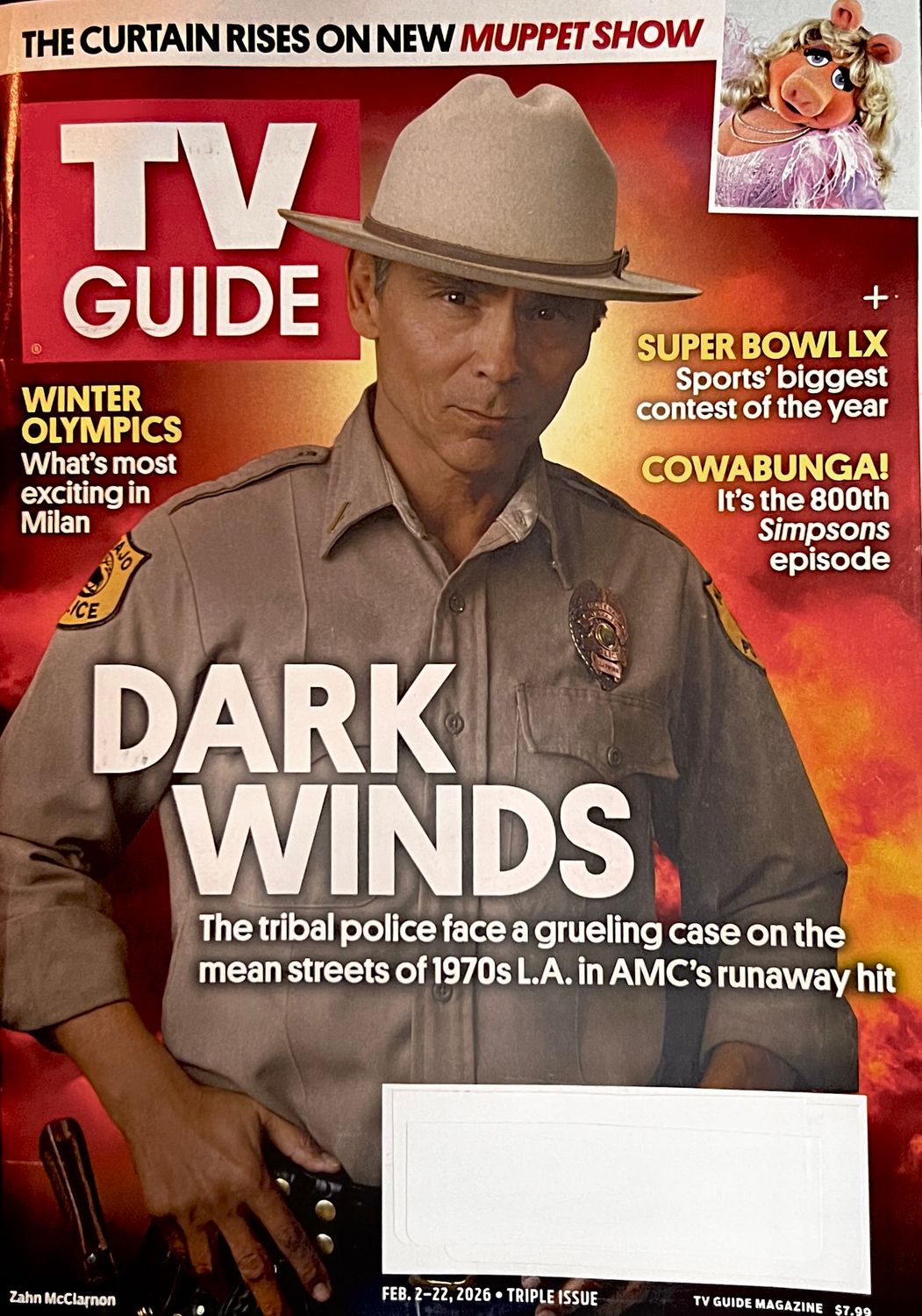 TV GUIDE February 2-22, 2026 (Magazine, USED)