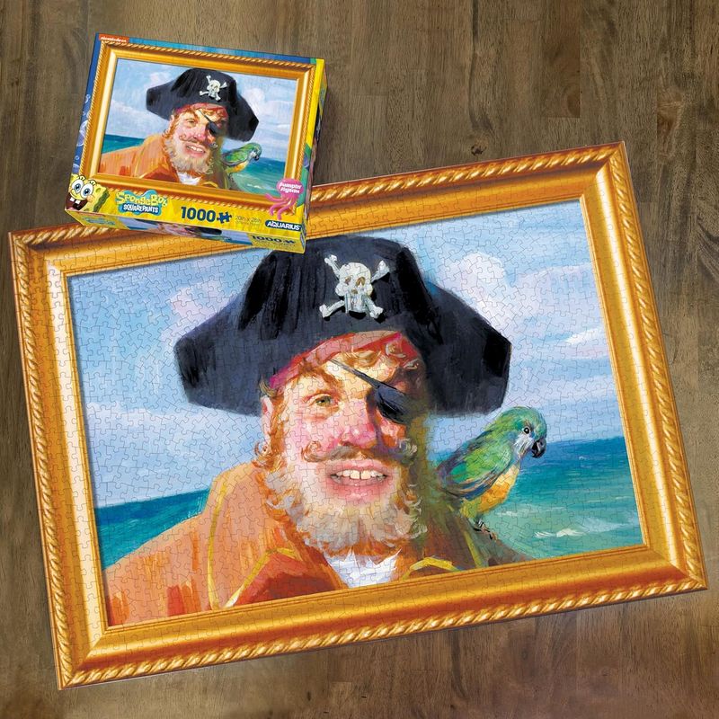 Aquarius Spongebob Painty The Pirate 1000pc Puzzle (1000 Piece Jigsaw Puzzle) (NEW)
