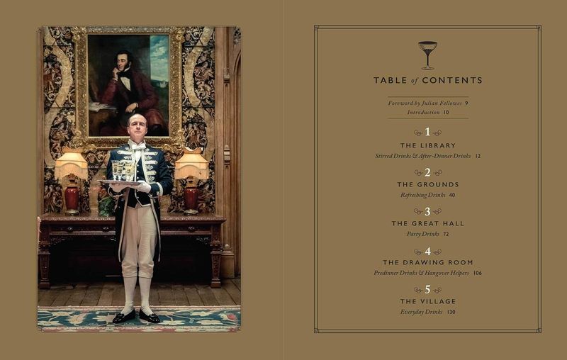 The Official Downton Abbey Cocktail Book: by Downton Abbey (Author), Julian Fellowes (Foreword) (Hardcover, NEW)