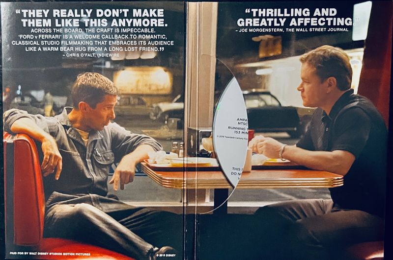 Ford vs. Ferrari: (DVD, NEW)