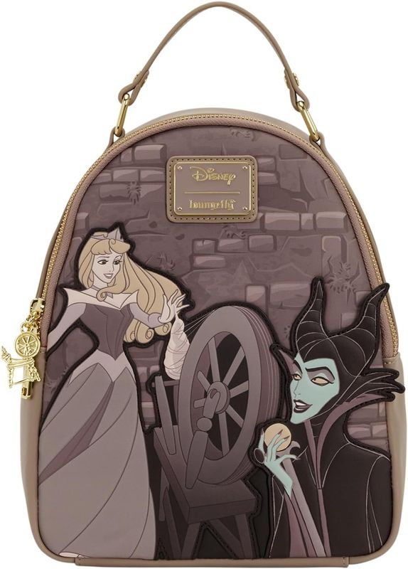 Disney Sleeping Beauty Spinning Wheel Mini Backpack (Backpack, NEW)