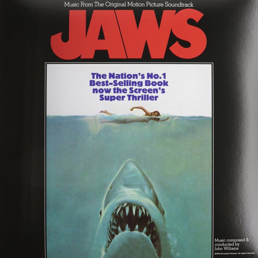 Jaws Soundtrack Limited Edition LP, Reissued (Vinyl, NEW)