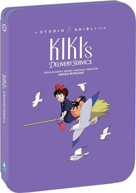 STUDIO GHIBLI Kiki's Delivery Service- Limited Edition Steelbook (Blu-ray + DV, NEW)