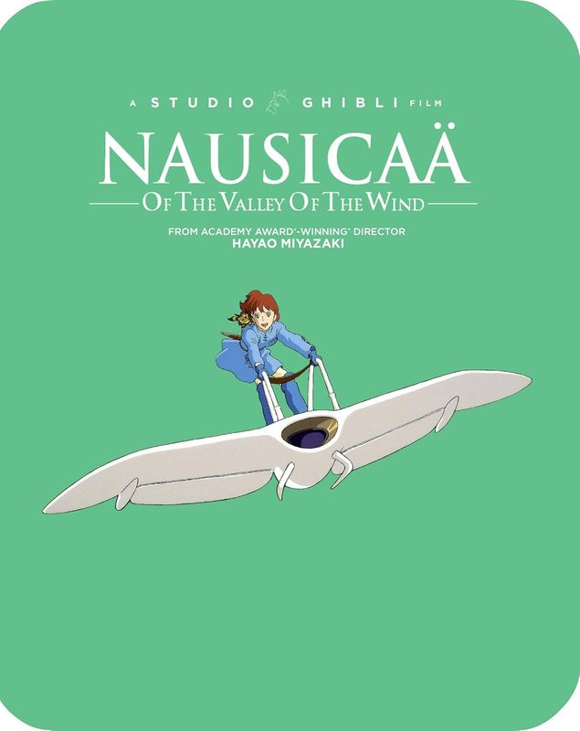 STUDIO GHIBLI Nausicaa of the Valley of the Wind- Limited Edition Steelbook (Blu-ray + DV, NEW)