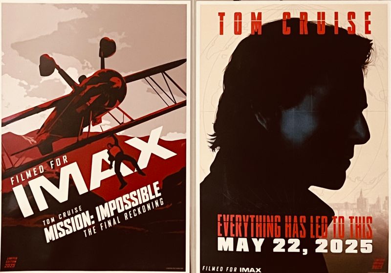 Mission: Impossible—The Final Reckoning Double-Sided One-Sheet (Poster, NEW) Mission: Impossible—The Final Reckoning Double-Sided One-Sheet (Poster, NEW)