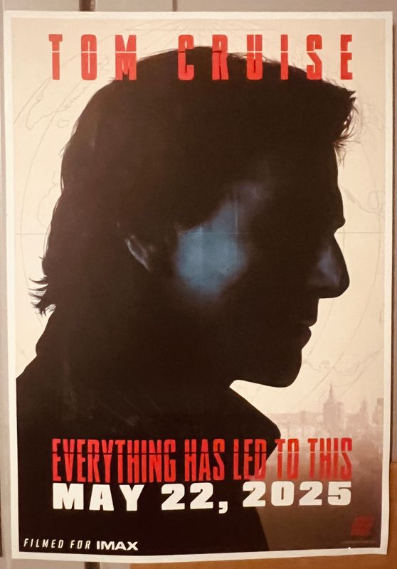 Mission: Impossible—The Final Reckoning Double-Sided One-Sheet (Poster, NEW)