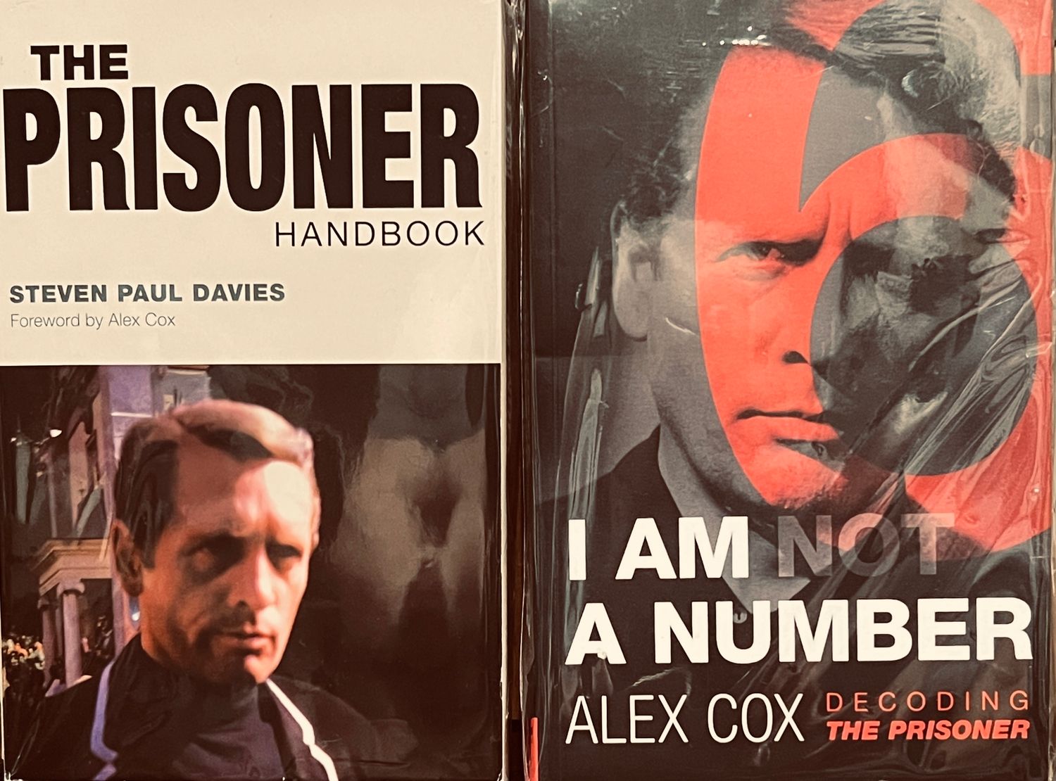 SET OF 2: The Prisoner Handbook (3rd Edition) by Steven Paul Davies and I Am (Not) a Number by Alex Cox (Paperback, USED)