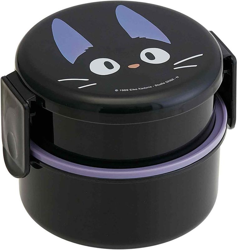 Skater Kiki's Delivery Service Studio Ghibli 2 Tier Round Bento Lunch Box with Fork 17oz (Bento, NEW) Skater Kiki's Delivery Service Studio Ghibli 2 Tier Round Bento Lunch Box with Fork 17oz (Bento, NEW)