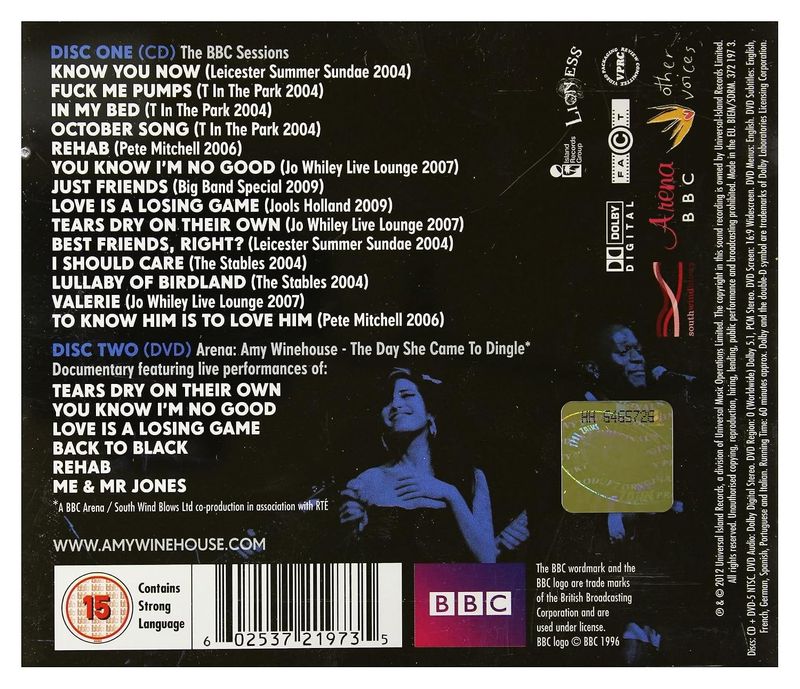 Amy Winehouse at the BBC (DVD/CD combo, NEW)