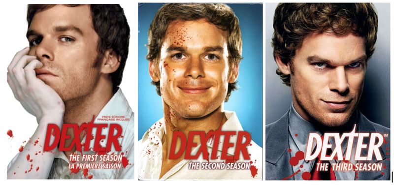 SET Dexter Seasons 1, 2 and 3 (DVD, NEW)
