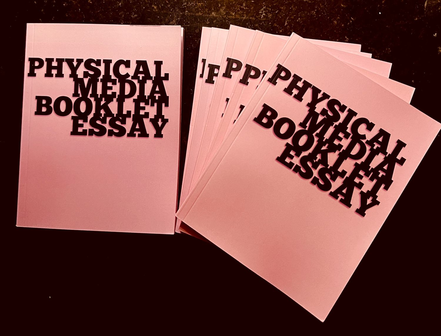 SIGNED Physical Media Booklet Essay (Paperback, NEW)