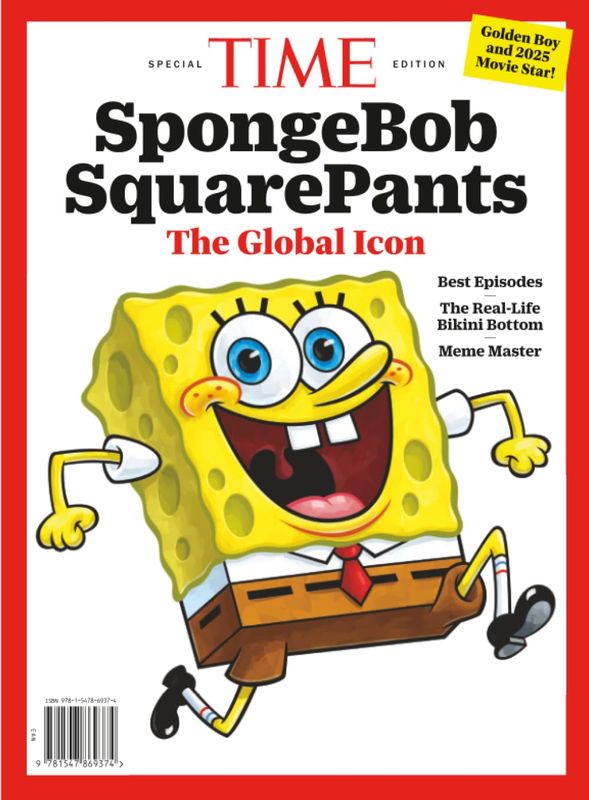 TIME MAGAZINE Special Edition: SpongeBob Squarepants: The Global Icon 2026 (Magazine, NEW)( TIME MAGAZINE Special Edition: SpongeBob Squarepants: The Global Icon 2026 (Magazine, NEW)(