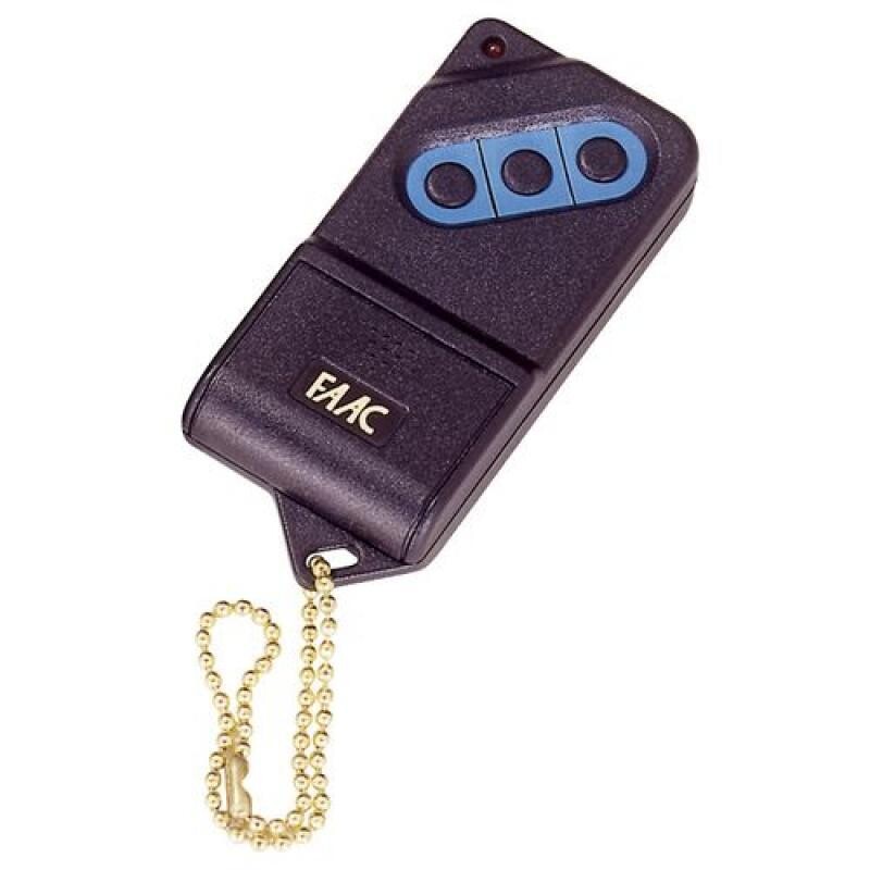 Telecomando Faac TM1 433DS DPH, 1 tasto nero, frequenza 433.92