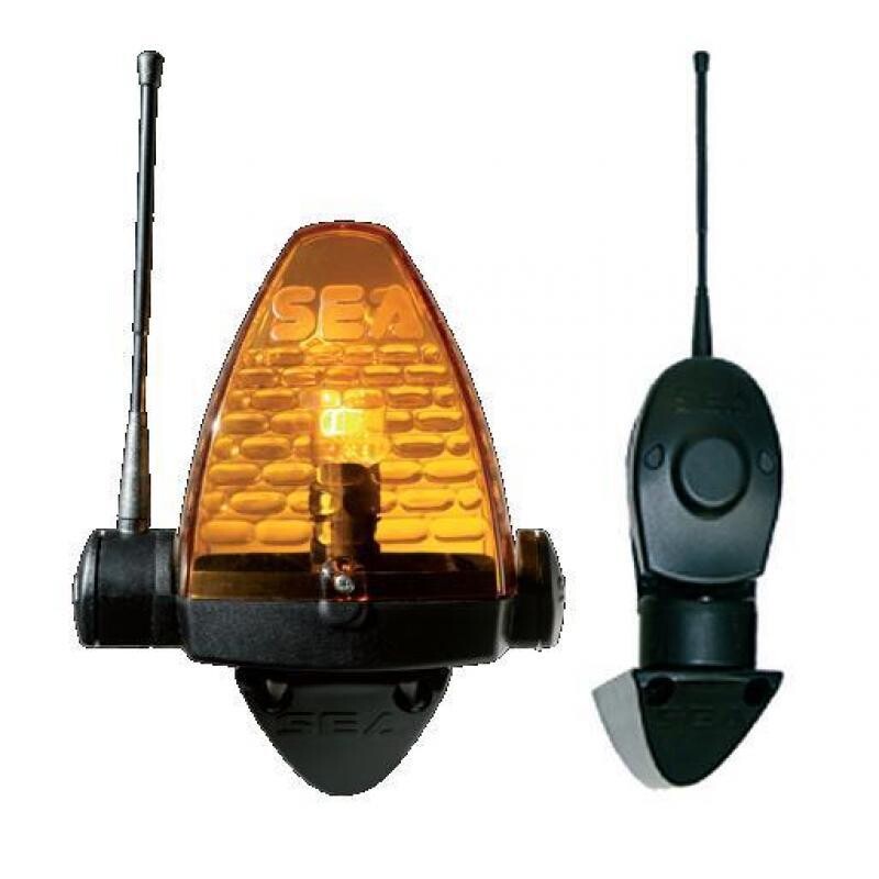 Supporto per lampeggiatore flash 24 x fissaggio a parete cancello automatico Sea