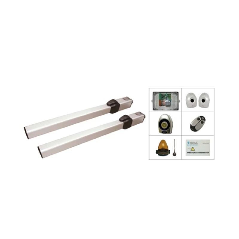 Kit per cancelli a battente n. 02 operatori oleodinamici  + accessori