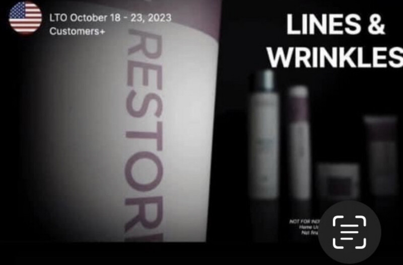 RESTORE Antiaging skincare line preview