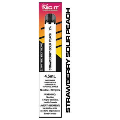 NIC-IT XL Limited Edition - Strawberry Sour Peach