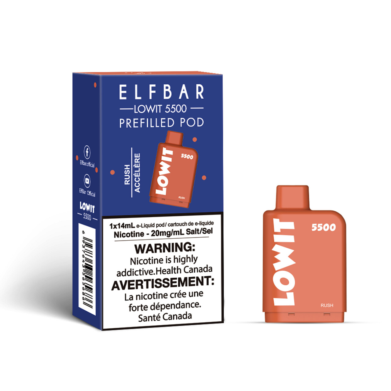 ELFBAR - LOW IT RUSH 5500