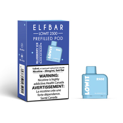 ELFBAR - LOW IT BLUE RAZZ ICE 2500