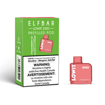 ELFBAR - LOW IT STRAWBERRY ICE 2500