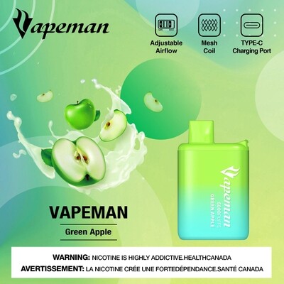 VAPEMAN - GREEN APPLE