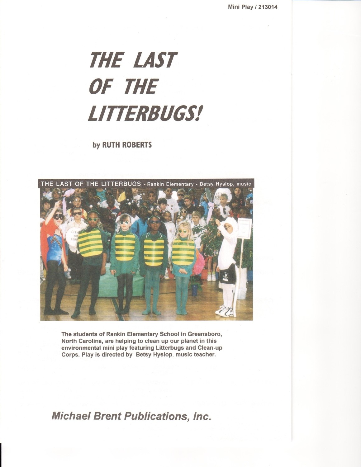 The Last of the Litterbugs - Book/CD