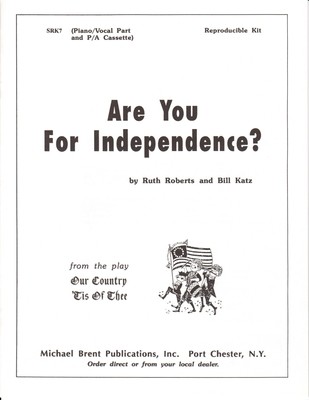 Are You For Independence - Choral Book/CD