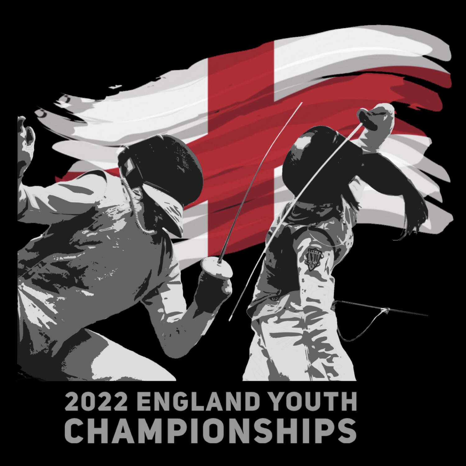 EYCs 2022 Event Tshirt Or Hoodie With England Fencing On The Reverse Collect At Event.
