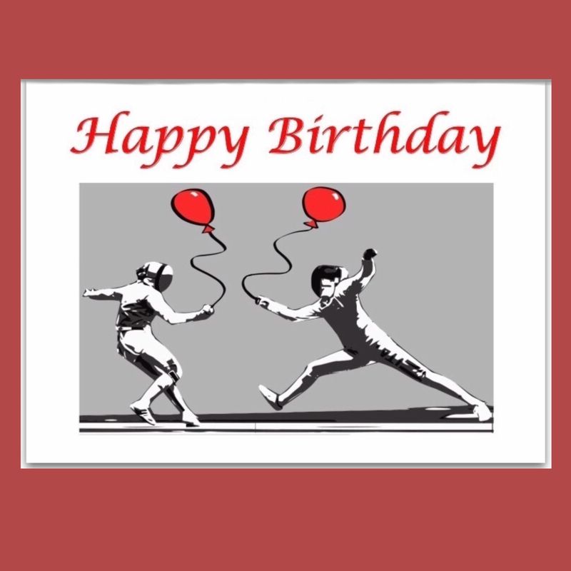'Happy Birthday'  Greeting Card