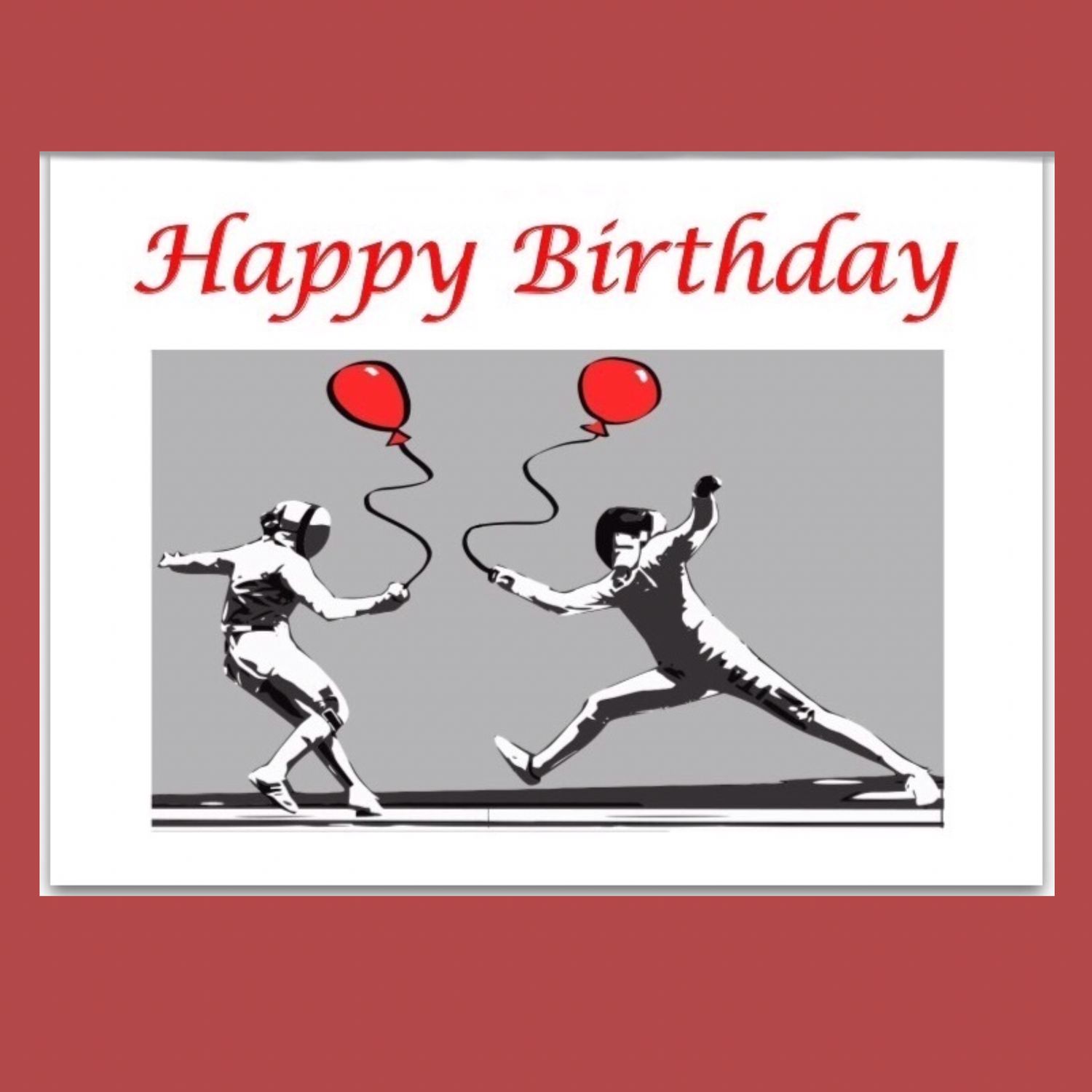 'Happy Birthday'  Greeting Card