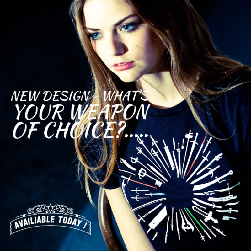 What's  your weapon of choice? - Dri-fit wicking T-shirt
