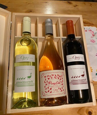 Exklusives Geschenkeset aus 3 Flaschen Wein