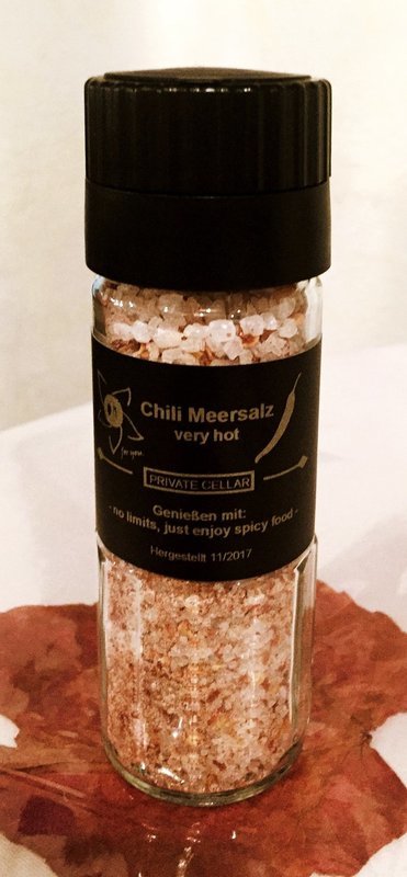 Meersalz mit Chili - very spicy!