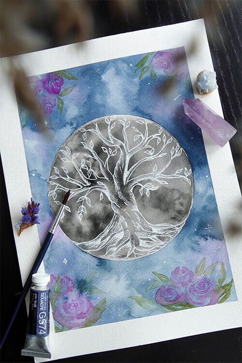 Cosmic Tree of Life - A4