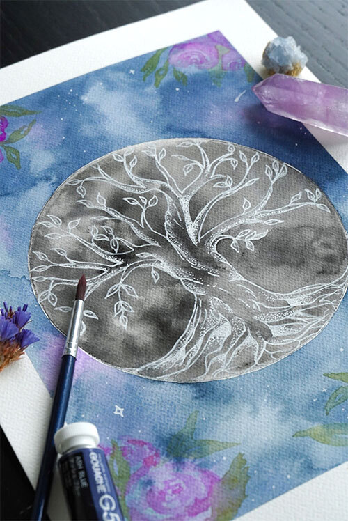 Cosmic Tree of Life - A4