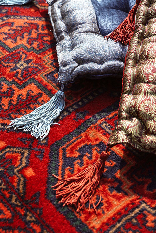 Oosterse klankschaal kussenset