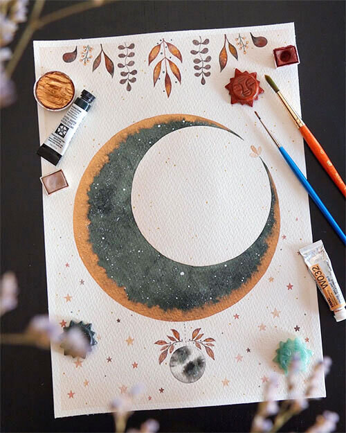 Be the Moon - A4