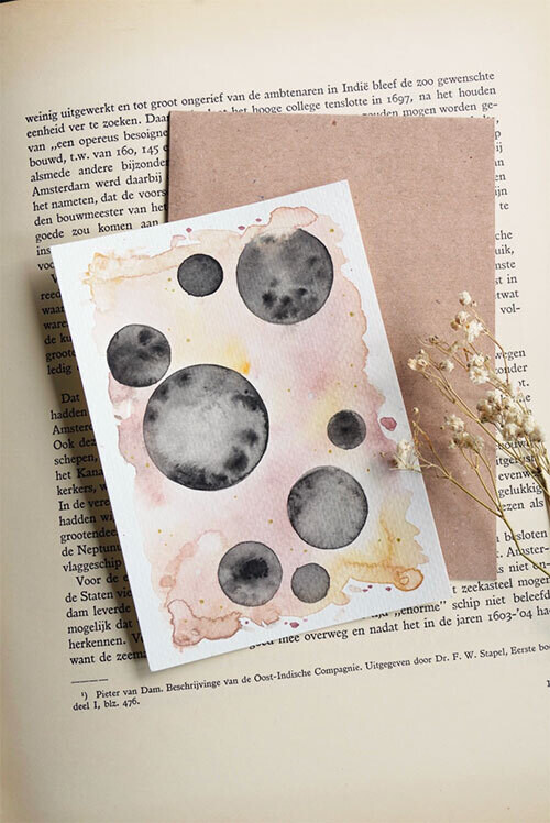 Postkaart Black Moons