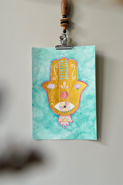 Golden Hamsa- A5