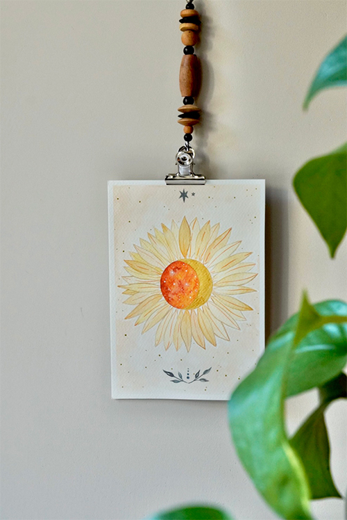 Sunflower Moon - A5