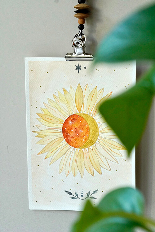 Sunflower Moon - A5