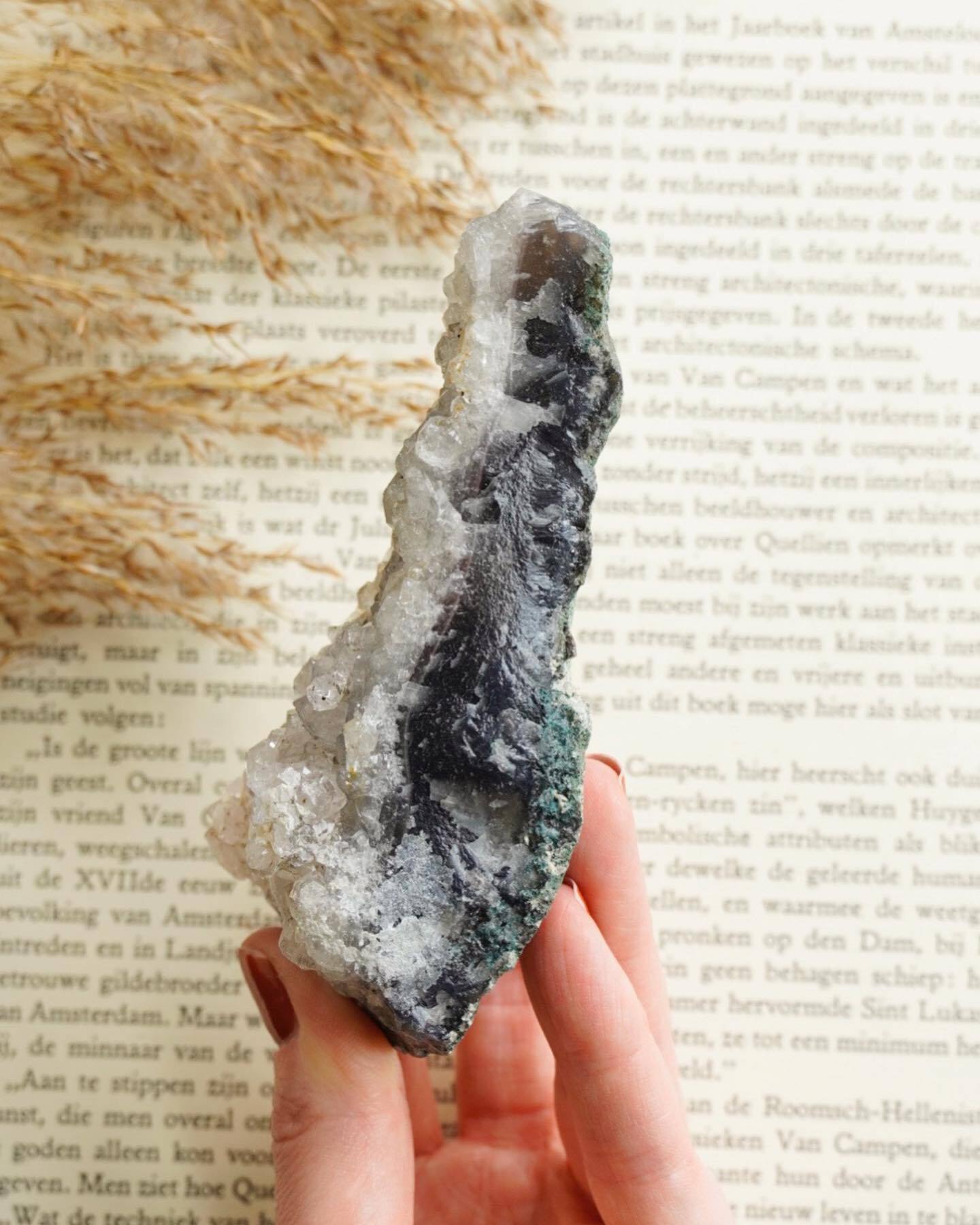 Amethist cluster kleurloos