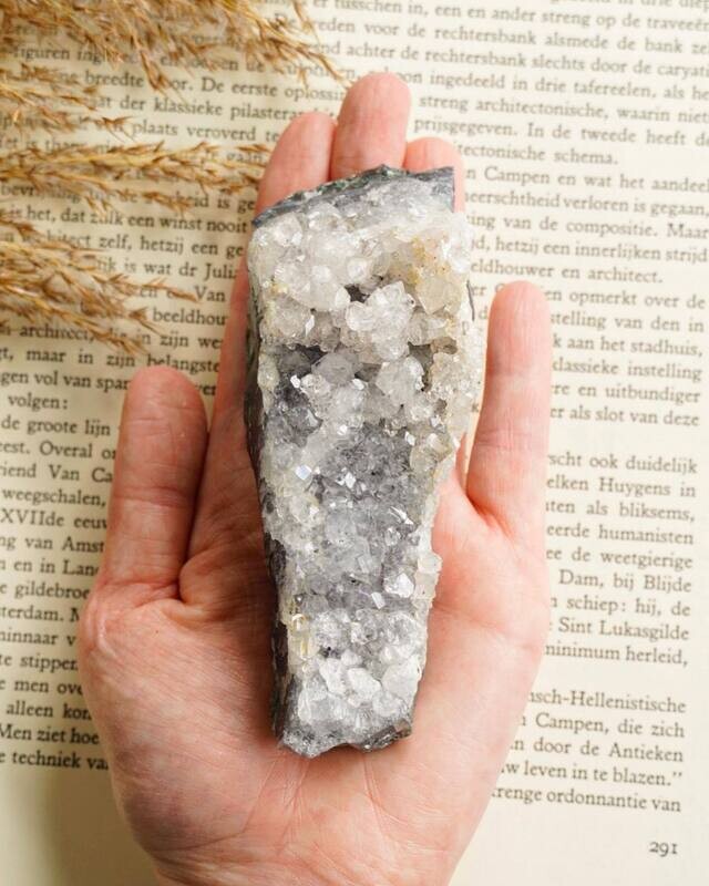 Amethist cluster kleurloos
