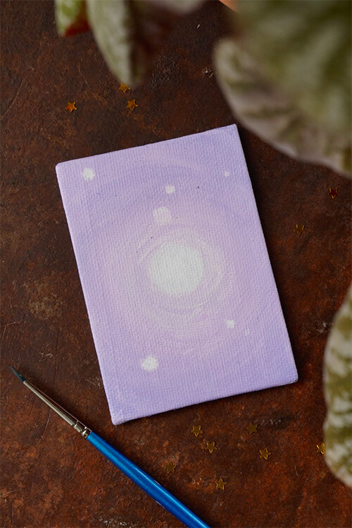 Purple Glow - Mini Canvas